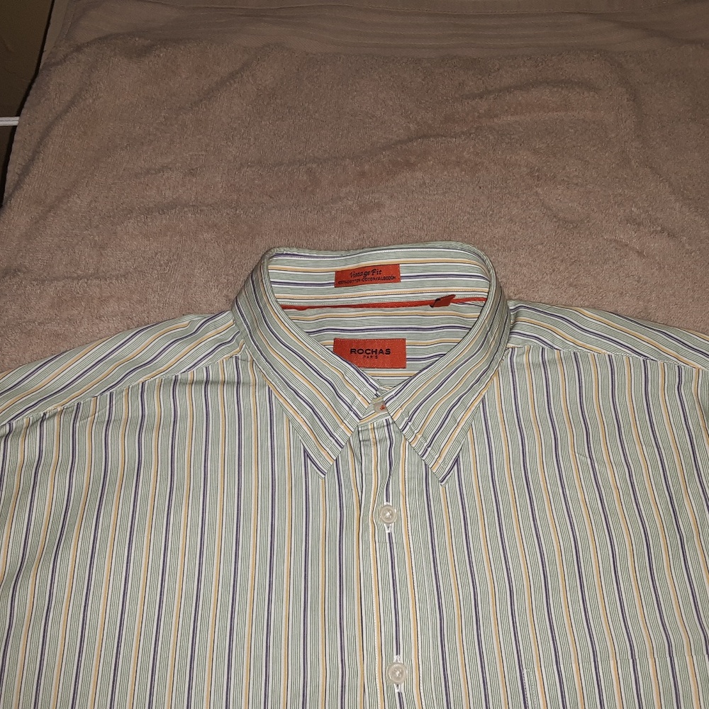 Rochas Paris men's shirt 16.5/42 (L)